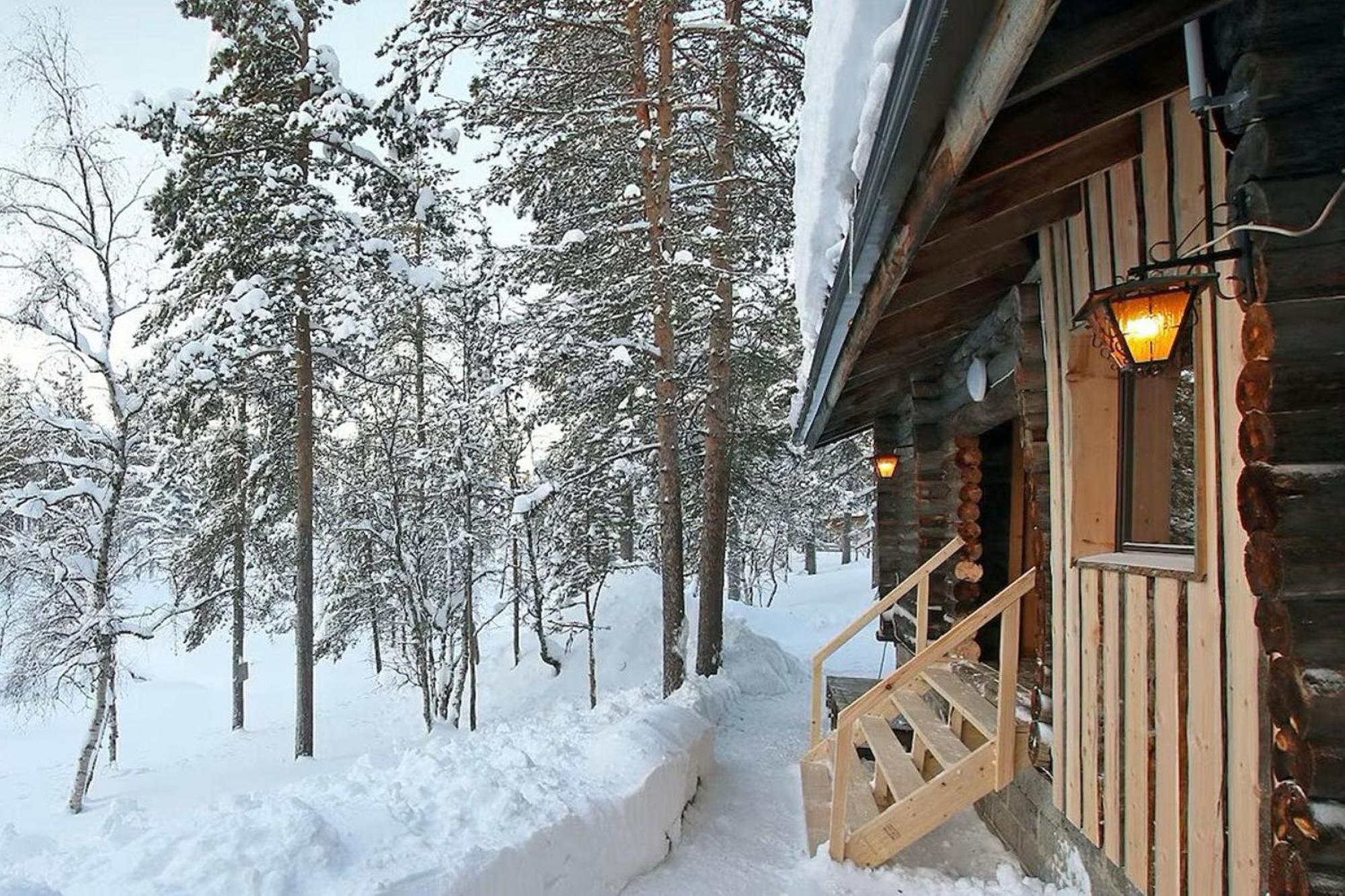 Kuukkeli Log Houses Aurora Cabin - Jaspis Saariselka Exterior foto
